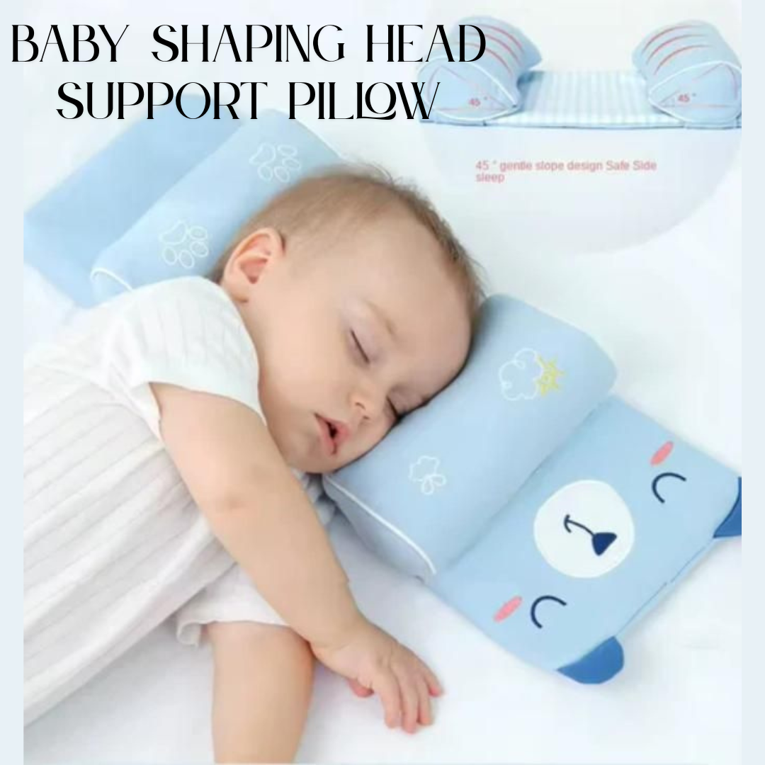 Buy Baby Shaping Head Support Pillow – Anti-Flat Head Design for Newborns | DialKariyana