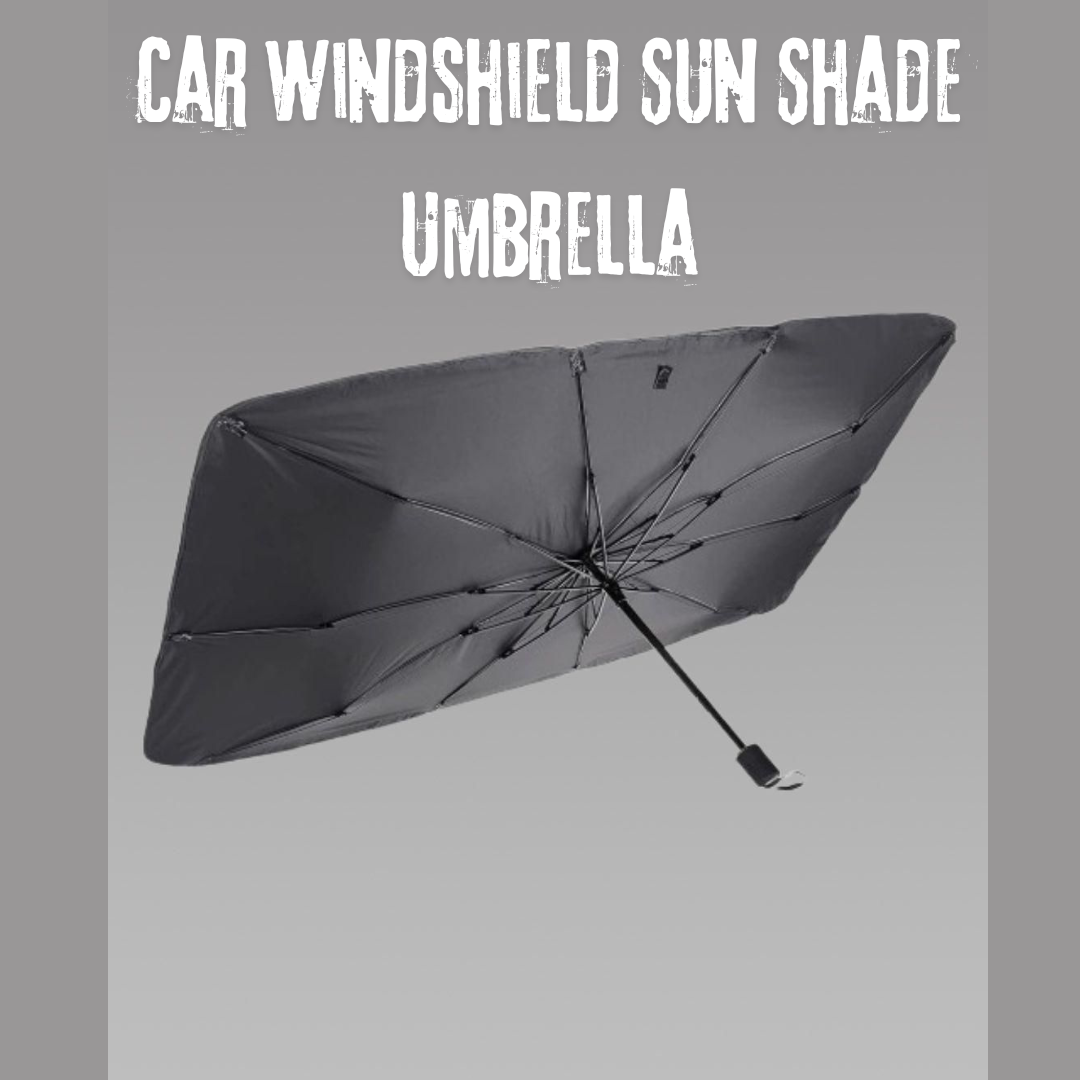 Top-Rated Car Windshield Sun Shade Umbrella – 3X Cooler Car in Summer | Foldable UV Blocker