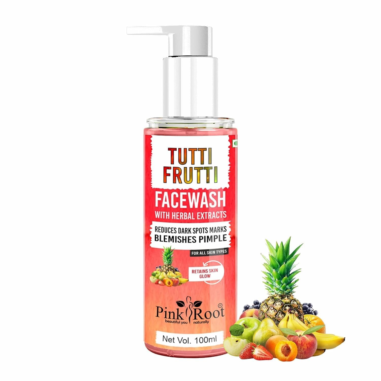 Pink Root Tutti Frutti Face Wash – 100ml