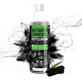 Pink Root Activated Charcoal Deep Cleansing Face Wash – 100ml