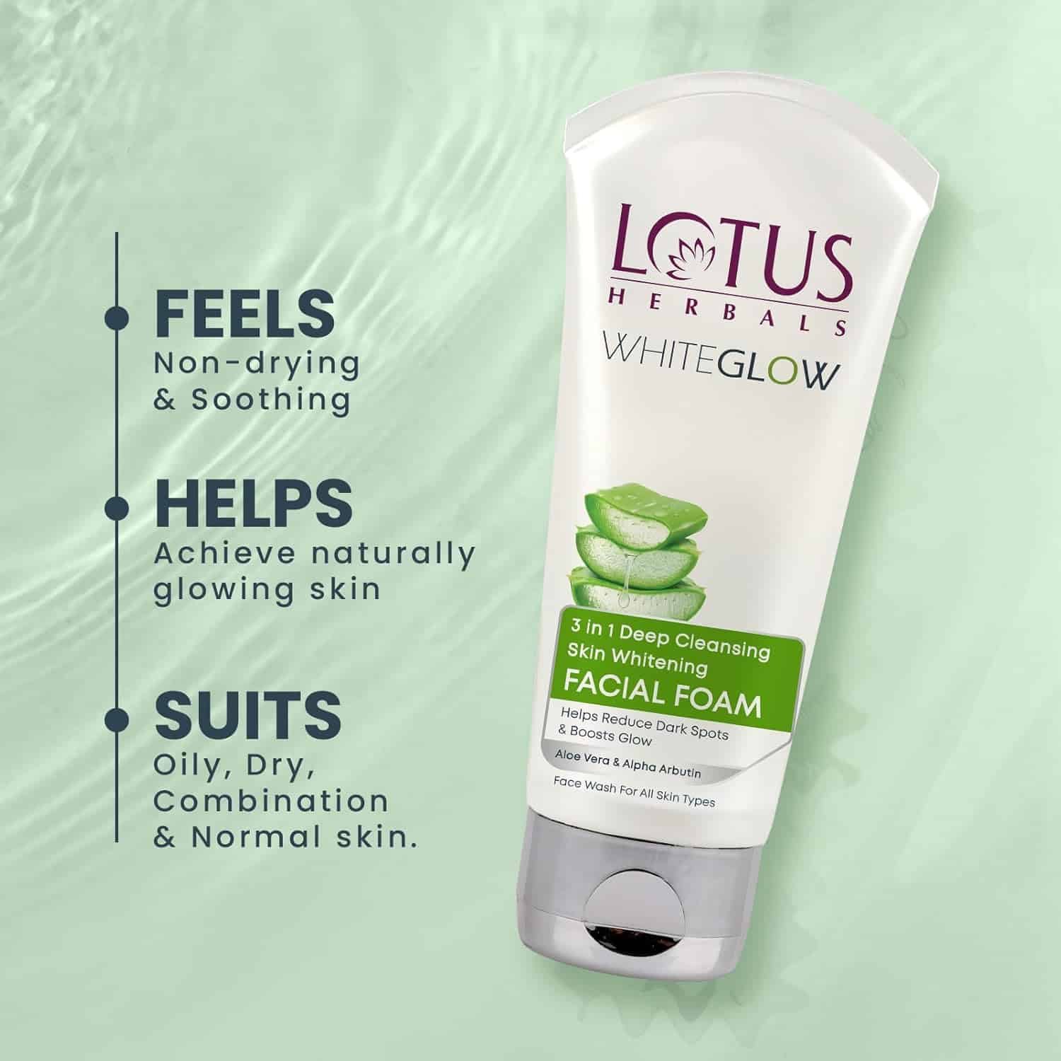 Best Lotus WhiteGlow Deep Cleansing Facial Foam 200gm 
