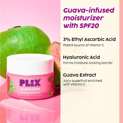 Best Plix Guava Glow Moisturizer | For Brighter Skin With 3%