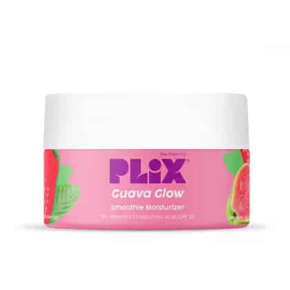 Plix Guava Glow Moisturizer | For Brighter Skin With 3% Vitamin C | 50g