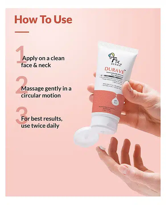 Fixderma Durave Acne Control & Oil Free Face Moisturizer