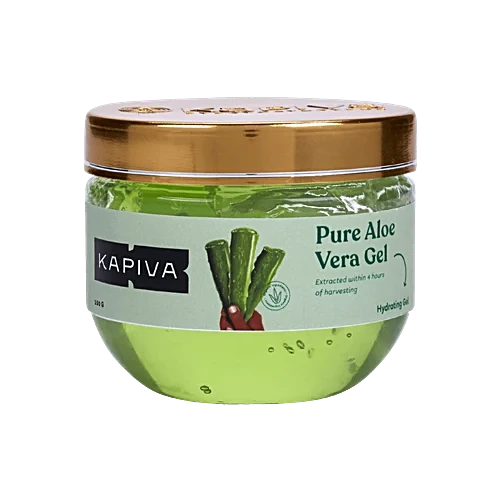 Kapiva Pure Aloe Vera Gel – For Hydrating, Moisturizing, Soothing Skin, 150 g
