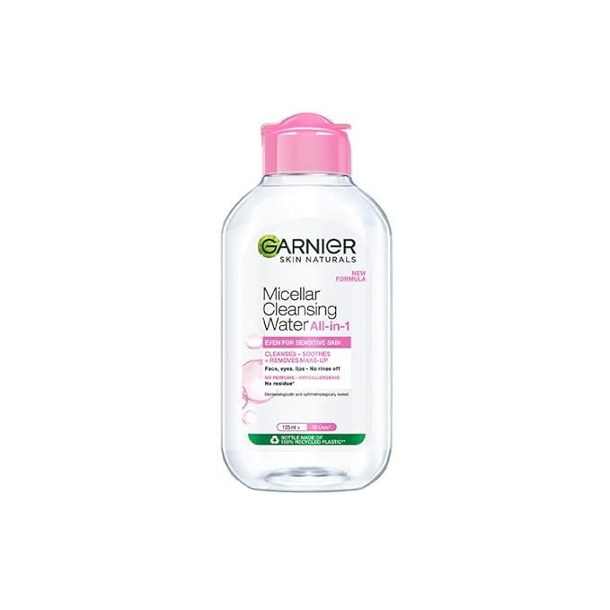 Garnier Skin Naturals, Cleansing Water, Hydrating & Soothing, Micellar Cleansing Water, 125 ml