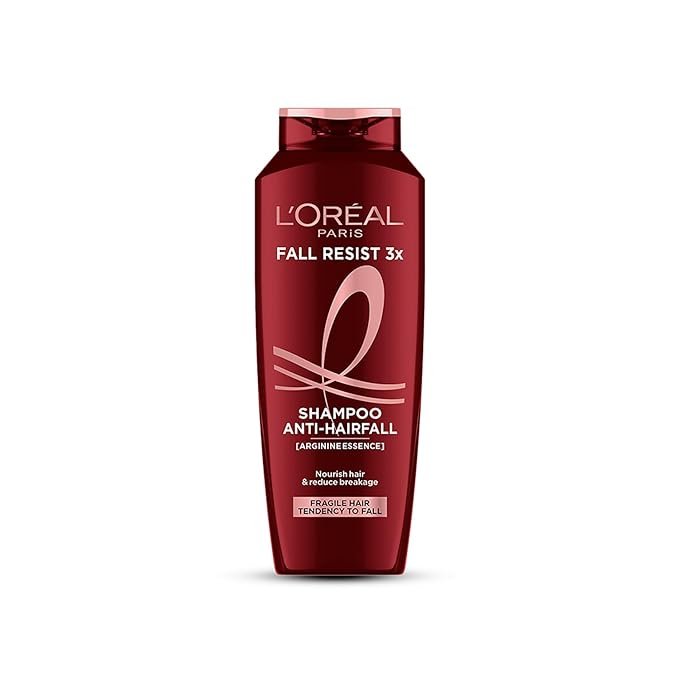 L’Oreal Paris Fall Resist 3X Anti-Hair Fall Shampoo – 200ml | With Arginine Essence & Salicylic Acid | Strengthens Roots, Reduces Hair Fall & Supports Hair Growth