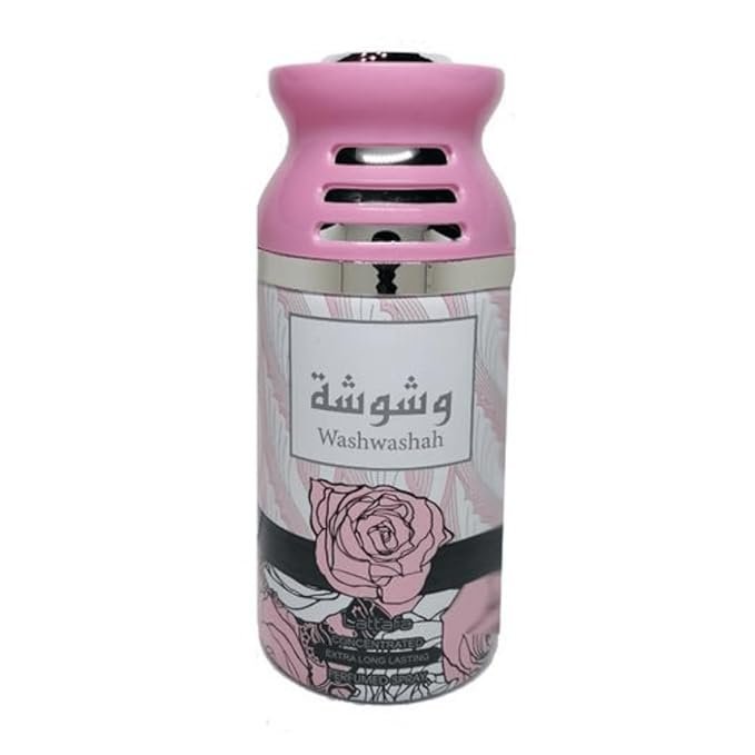 Lattafa Washwashah Long Lasting Deodorant Perfumed Spray For Men & Women 250ml