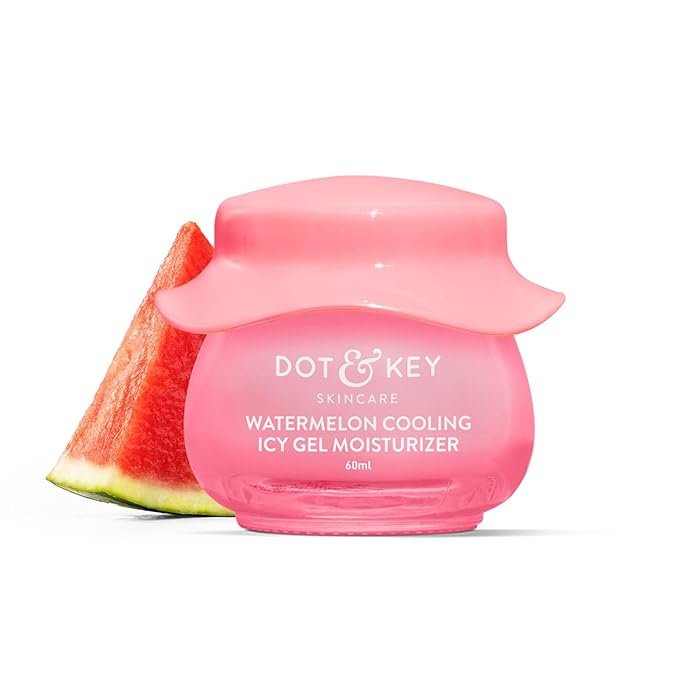 Dot & Key Watermelon Cooling Icy Gel Moisturizer – 60g | With Hyaluronic Acid & Niacinamide | Oil Control, Instant Cooling & Radiant Skin