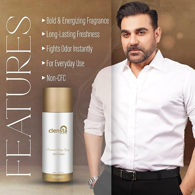 Clensta Madrid Deodorant for Men 150ml