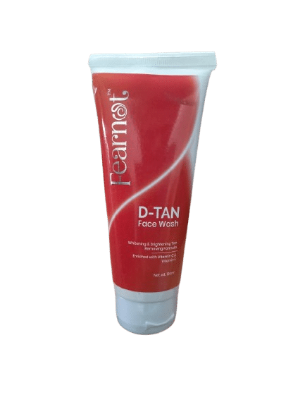 Fearnot D-Tan Face Wash – Whitening & Brightening Tan Removal Formula (100ml)