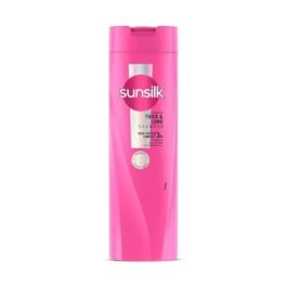 Sunsilk Luscious Thick & Long Shampoo 180ml with Kera-Protein Complex 3% | Keratin, Collagen & Macadamia Oil
