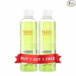 VLCC Nourishing & Silky Shine Shampoo Buy1 Get1 Free 350ml × 2 (700ml) – With Soy Proteins & Almonds | Helps Control Frizz | Stronger, Silkier & Easy-to-Manage Hair