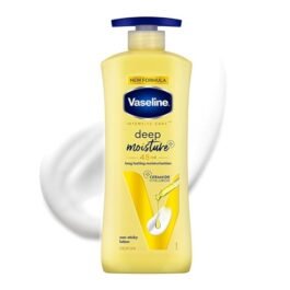Vaseline Deep Moisture Body Lotion | For Dry Skin | With Ceramides & Hyaluron Moisture Fillers | Gives Cushion-Soft, Hydrated Skin | 400ml