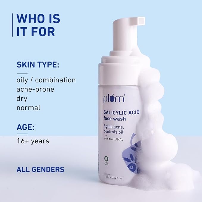 Plum Salicylic Acid Face Wash 