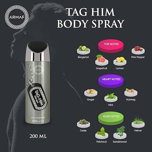 Armaf Tag Him Body Spray for Men 