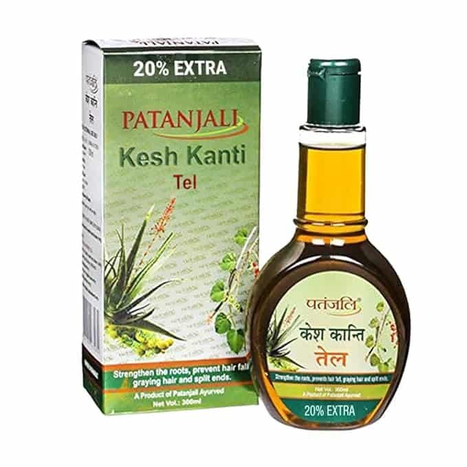 Patanjali Kesh Kanti Hair Oil – Strengthens Hair Roots, Reduces Hair Fall, Controls Dandruff & Helps Prevent Premature Greying for Healthy, Nourished Hair | 120ml