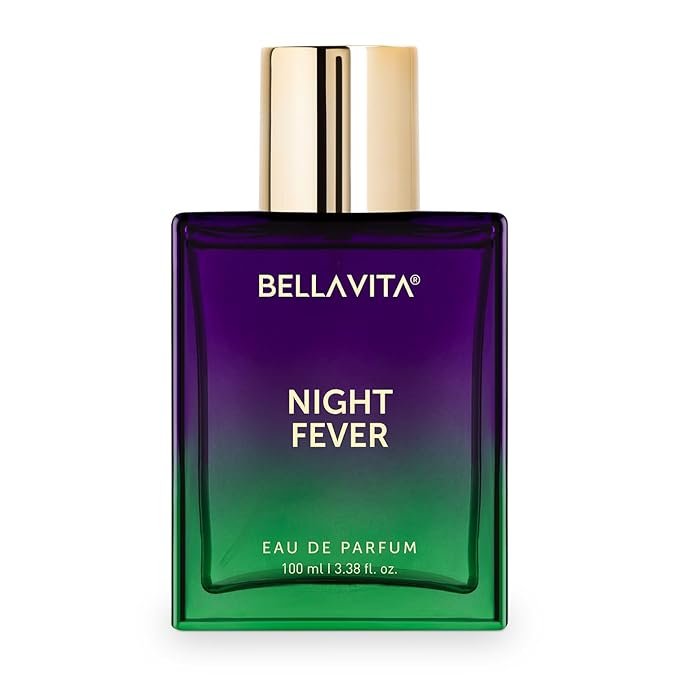 BELLAVITA Night Fever Eau De Parfum 100ml | Long-Lasting Fruity Unisex Perfume with Bergamot, Mandarin, Peach, Musk & Vanilla