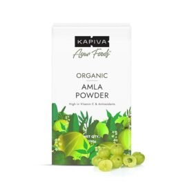 Kapiva Organic Amla Powder – 100% Natural Amlas for Healthy Hair, Strong Immunity & Better Gut Health | 100G