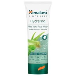 Himalaya Moisturizing Aloe Vera Face Wash | Prevents Dryness | With Aloe Vera & Cucumber for Soft, Hydrated Skin | 100ml