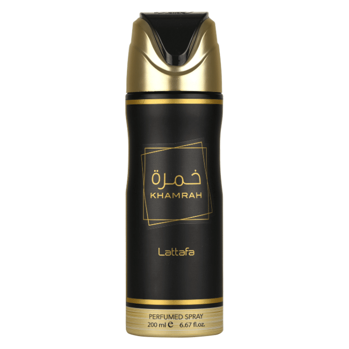 Lattafa Khamrah Perfume Body Spray – Long Lasting Deodorant with Rich Arabian Fragrance for All-Day Freshness | 200ml