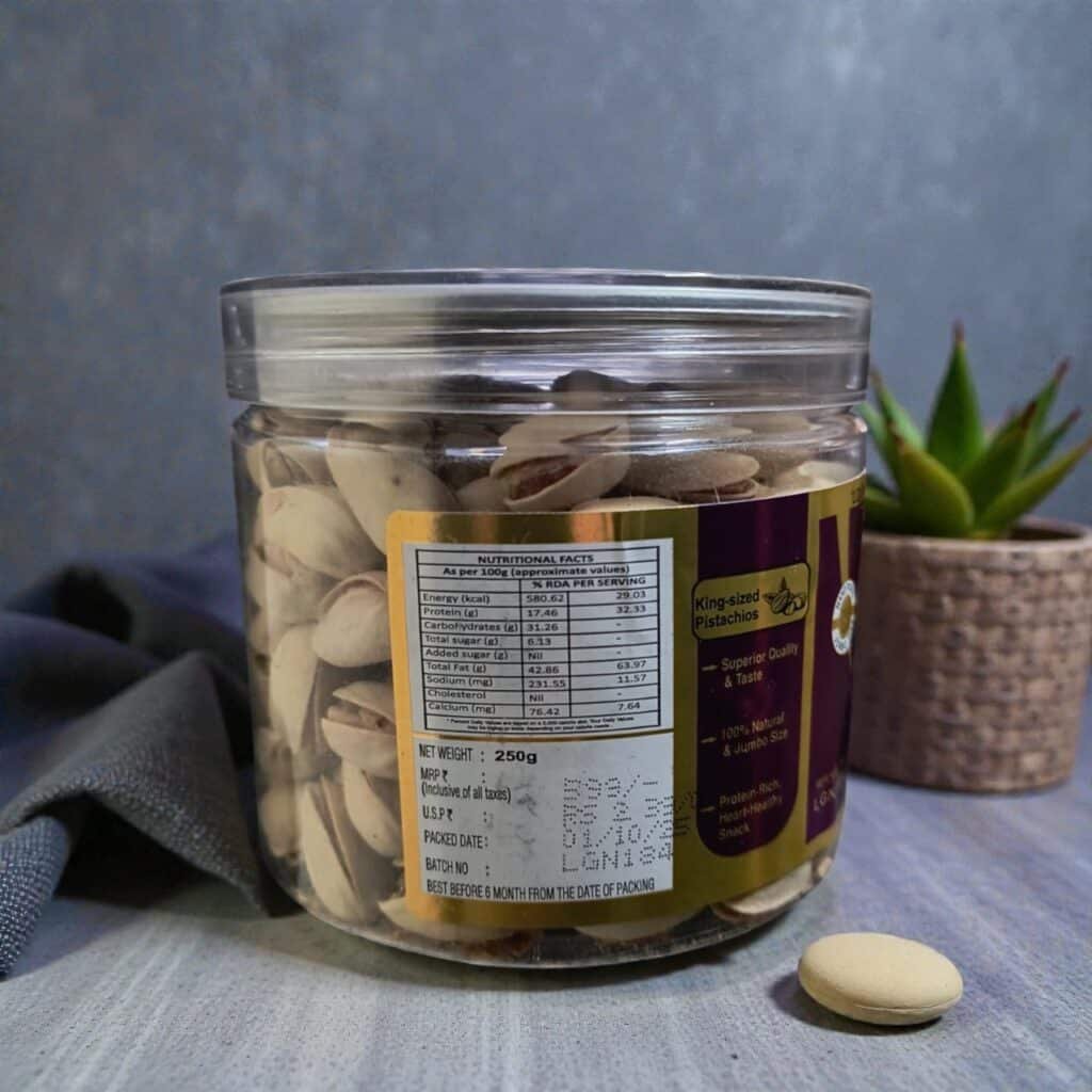 Saanvi LGN Jumbo Roasted Pistachios