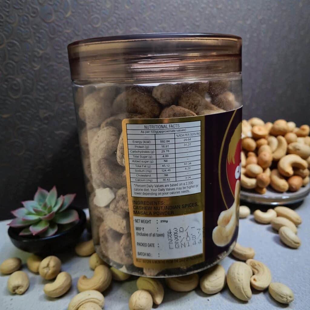 Saanvi LGN Roasted Cashews 