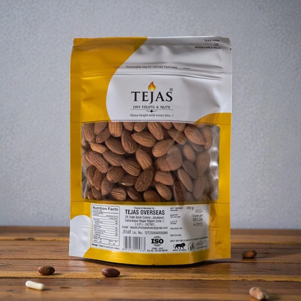Best Tejas Dry Fruits & Nuts California Almonds 250g