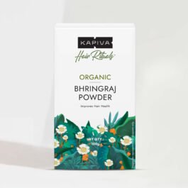 Kapiva Organic Bhringraj Powder 100g – Improves Hair Health & Promotes Strong Hair Growth