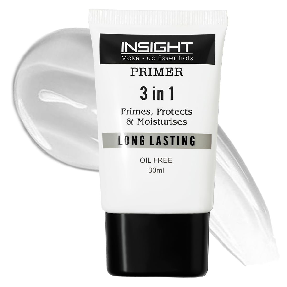 INSIGHT 3-in-1 Primer 30ml – Matte Finish, Oil-Free Formula with Pore Blurring | Primes, Protects & Moisturizes | Long-Lasting for All Skin Types