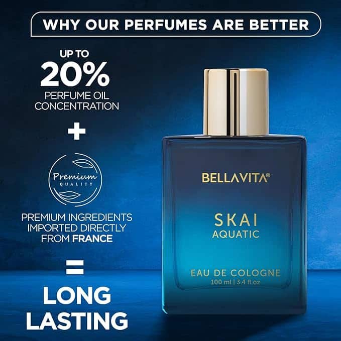 Bellavita Luxury Skai Aquatic EDC Perfume 100ml